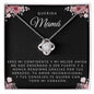 Querida Mamá | Eres Mi Confidente | Collar Nudo de Amor