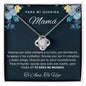 Para Mi Querida Mamá| Tu Eres Mi Mundo| Collar Nudo de Amor