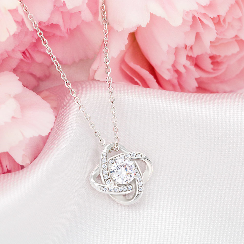 Para Mi Querida Mamá| Tu Eres Mi Mundo| Collar Nudo de Amor