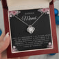 Querida Mamá | Eres Mi Confidente | Collar Nudo de Amor