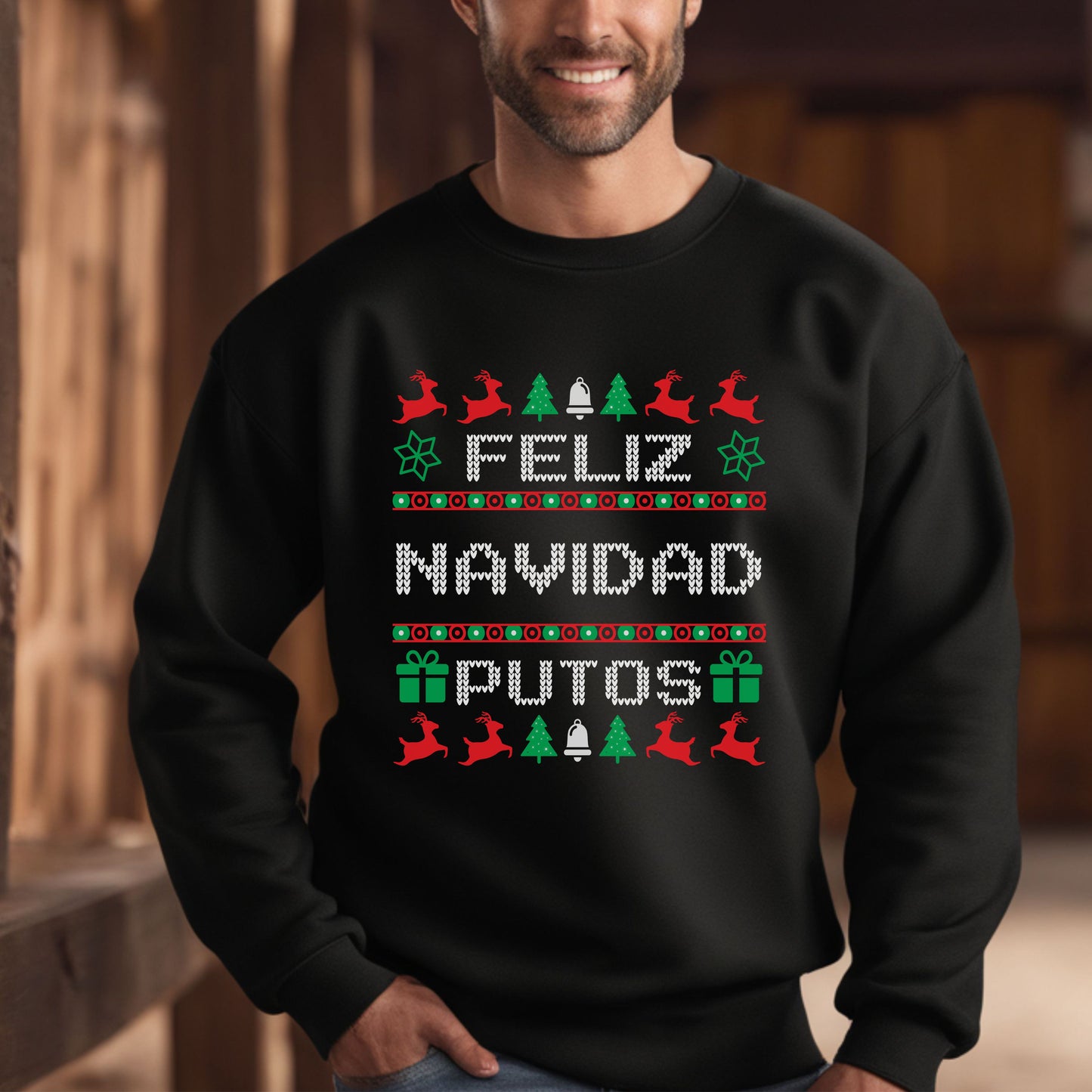 Feliz Navidad Putos - Sueter Unisex Para Navidad