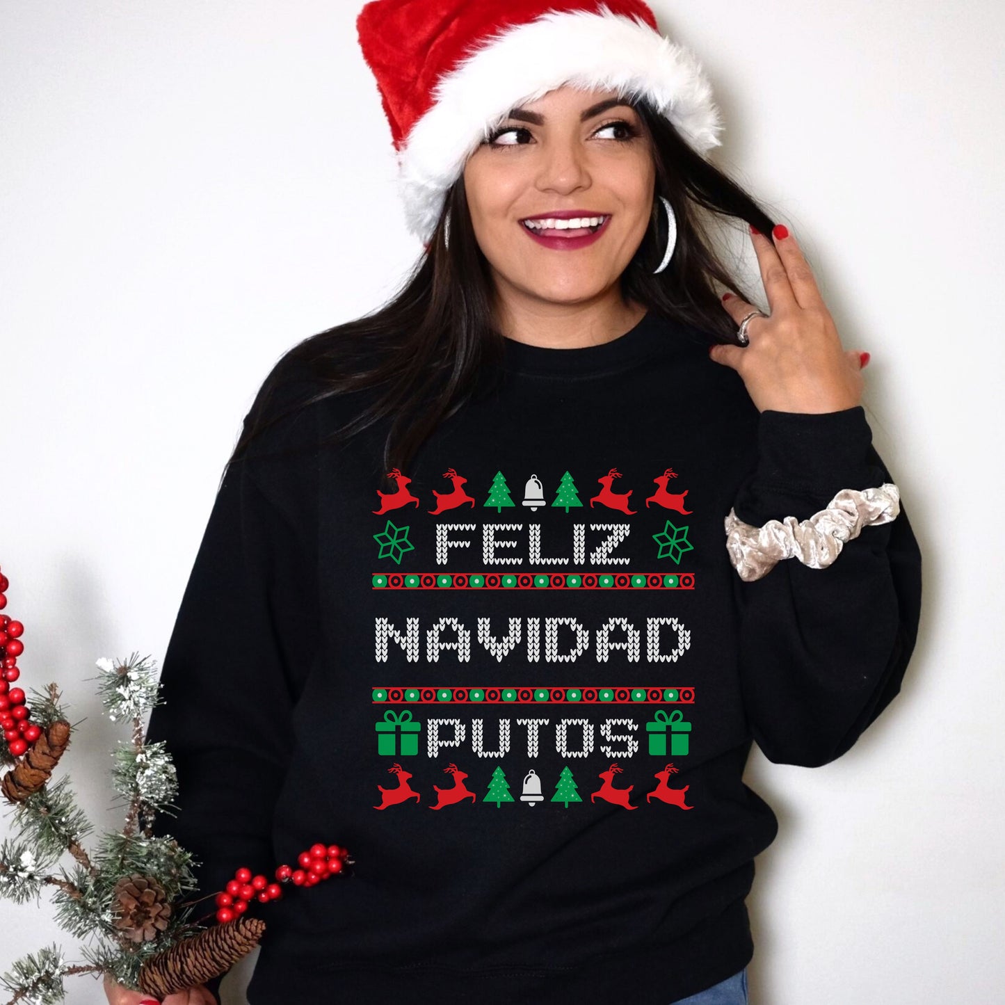 Feliz Navidad Putos - Sueter Unisex Para Navidad