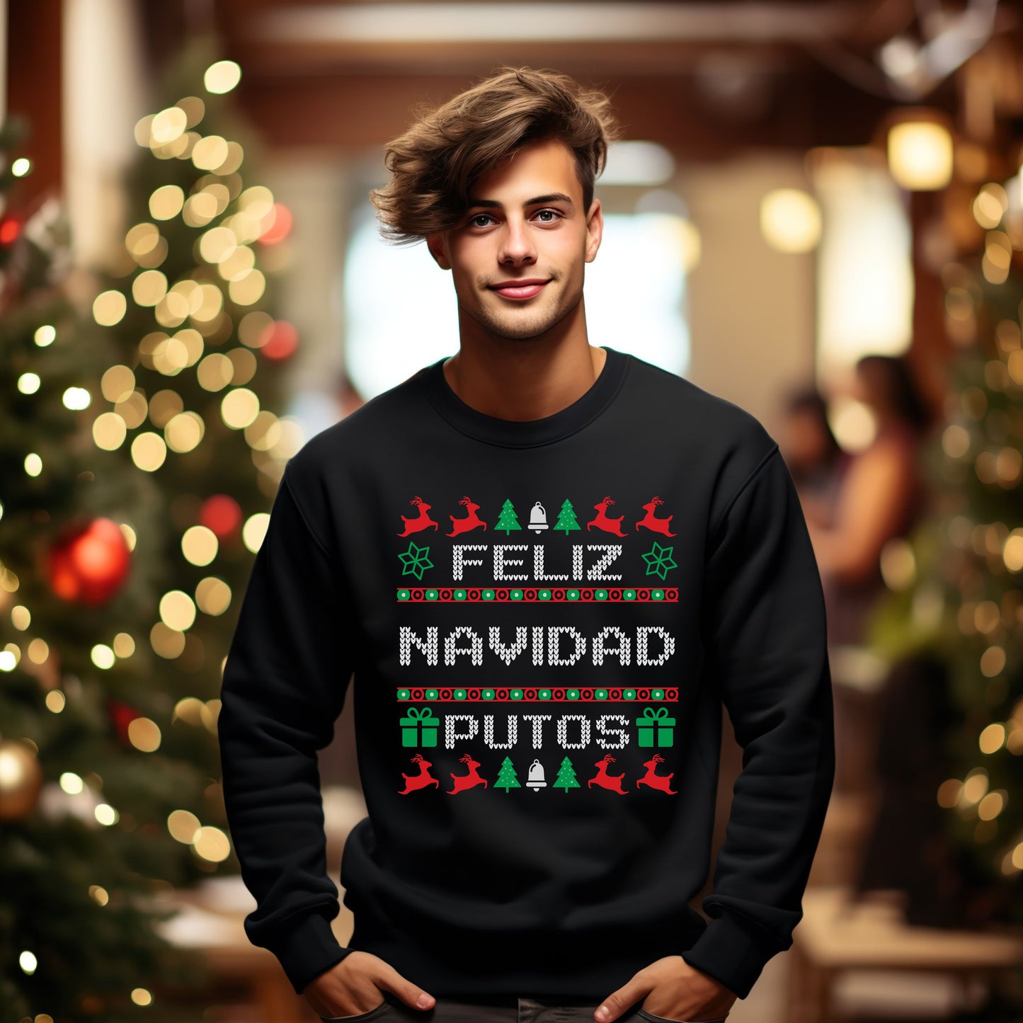 Feliz Navidad Putos - Sueter Unisex Para Navidad