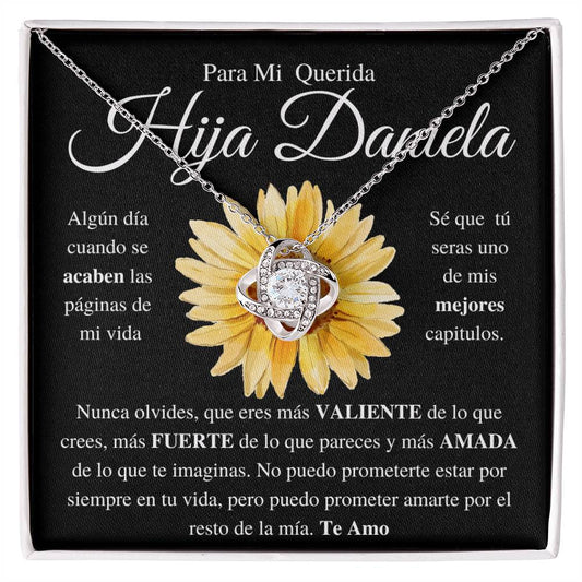 Regalo Personalizado | Para Mi Querida Hija| Eres Más Amada De Lo Que Te Imaginas | Collar